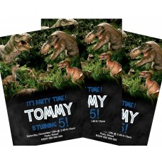 Dinosaur birthday invitations,(163 jurassic) Dinosaur birthday invitations,(163 jurassic)